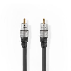 Obrázek z HQ vysoce kvalitní kabel 1xRCA - 1xRCA (pro Subwoofer) 1.5m 