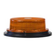 Obrázek LED maják, 12-24V, 18x1W oranžový, magnet, ECE R10