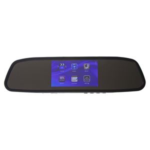 Obrázek z LCD monitor 4,3" na zrcátko s microSD/USB/FM modulátor/Bluetooth 