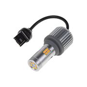 Obrázek LED T20 (7440) oranžová, CAN-BUS, 12-24V, 30LED/3030SMD