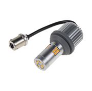 Obrázek LED BAU15s oranžová, CAN-Bus, 12-24V, 30LED/3030SMD