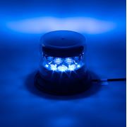 Obrázek PROFI LED maják 12-24V 24x3W modrý čirý 133x110mm, ECE R65