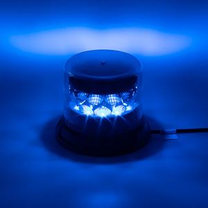 Obrázek z PROFI LED maják 12-24V 24x3W modrý čirý 133x110mm, ECE R65 
