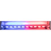 Obrázek LED rampa 1442mm, modrá/červená, 12-24V, ECE R65