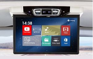 Obrázek z Stropní LCD monitor 15,6" šedý s OS. Android HDMI / USB, pro Mercedes-Benz V260 