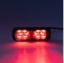 Obrázek z PROFI LED výstražné světlo 12-24V 11,5W červené ECE R65 114x44mm 