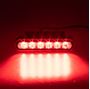 Obrázek z PROFI výstražné LED světlo vnější, červené, 12-24V 