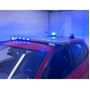 Obrázek z LED rampa 1200mm, modrá/červená + 2x LED maják 