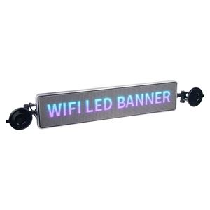 Obrázek z Wifi LED banner – plnobarevný displej s vysokým jasem 49,5 cm x 11 cm 
