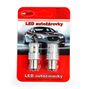Obrázek z LED BAY15D bílá / oranžová, 12V, 12LED SMD 