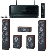 Obrázek Magnat Monitor Supreme set 1002 kávový + Yamaha RX-V4A černý