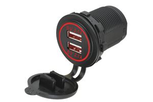 Obrázek z Adapter 12V -> 2x USB 5V / 4,2A 