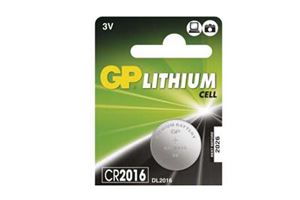 Obrázek z GP CR2016 baterie - lithium 3V 