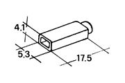 Obrázek Kryt dutinky 2,8mm bily