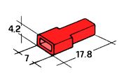 Obrázek Kryt dutinky 4,8mm cerveny