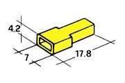 Obrázek Kryt dutinky 4,8mm zluty