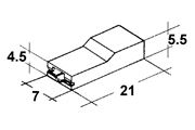 Obrázek Kryt dutinky 4,8mm bily