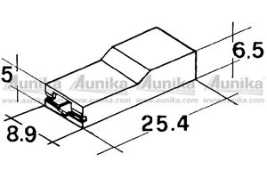 Obrázek z Kryt dutinky 6,3mm bily 