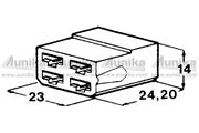 Obrázek Kryt 4 ks dutinky 6,3 mm