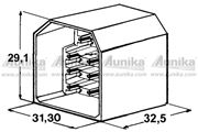 Obrázek Kryt 11 ks koliku 6,3 mm