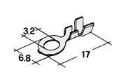 Obrázek Kabelove oko Ø 3,2mm