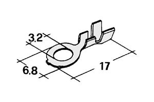 Obrázek z Kabelove oko Ø 3,2mm 