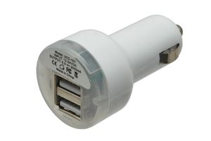 Obrázek z CL nabijecka 2x USB 2,1A+1A 