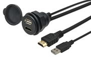 Obrázek USB / HDMI zasuvka s kabelem