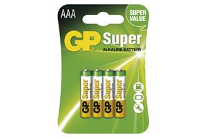 Obrázek z GP Super LR03 (AAA) baterie 1,5V 