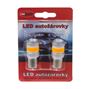 Obrázek z LED BA15s oranžová, COB 360⁰, 9-60V, 12W 