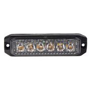 Obrázek x PROFI SLIM výstražné LED světlo vnější, oranžové, 12-24V, ECE R65