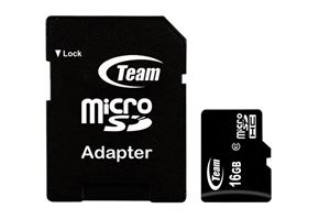 Obrázek z Pametova karta Team 16GB + adapter SD 