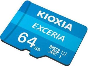Obrázek z KIOXIA micro SDXC 64GB UHS-I + adaptér 