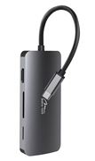 Obrázek Media-Tech HUB 8 v 1 USB-C PRO MT5044