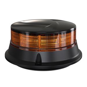 Obrázek z LED maják, 12-24V, 30x0,7W oranžový, magnet, ECE R65 R10 