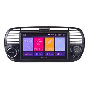 Obrázek z Autorádio pro Fiat 500 s 7" LCD, Android 10.0, WI-FI, GPS, Carplay, Bluetooth, 2x USB 