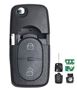 Obrázek z Náhr. klíč pro Škoda, VW, Audi, Seat, 2tl., 433MHz, 1J0 959 753 A 