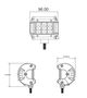 Obrázek z LED světlo, 9x3W, 96mm, ECE R10 