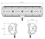 Obrázek z LED rampa, 80x3W, ECE R10 312x91x65 mm 