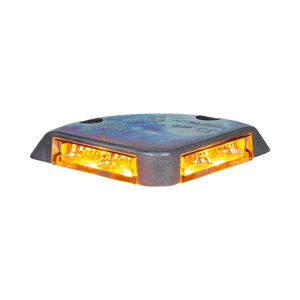 Obrázek z Rohové výstražné LED světlo na plošiny, 12-36V, 4x1,5W, oranžové 