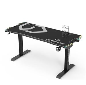 Obrázek z Ultradesk Herní stůl FORCE šedý 