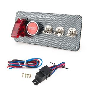 Obrázek z Panel s 4x spínači + tlačítko START, 12V 