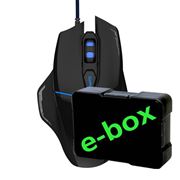 Obrázek E-Blue Myš Mazer V2, černá, herní, e-box