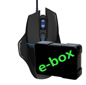 Obrázek z E-Blue Myš Mazer V2, černá, herní, e-box 