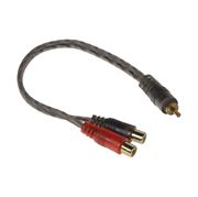 Obrázek RCA Y audio kabel, 1x samec, 2x samice