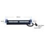 Obrázek z PREDATOR LED vnitřní, 12x3W, 12-24V, modro-červený, 356mm, ECE R10 