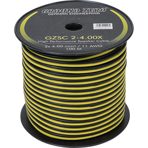 Obrázek z Ground Zero GZSC 2-4.00 transparentní repro kabel 2x4,0mm2 