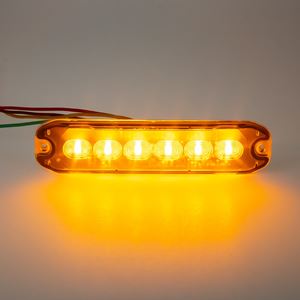Obrázek z PROFI SLIM výstražné LED světlo vnější, oranžové, 12-24V, ECE R65 
