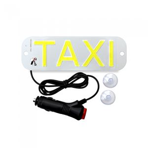 Obrázek z LED banner s nápisem TAXI, žlutý 