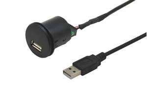 Obrázek z USB zasuvka s kabelem 